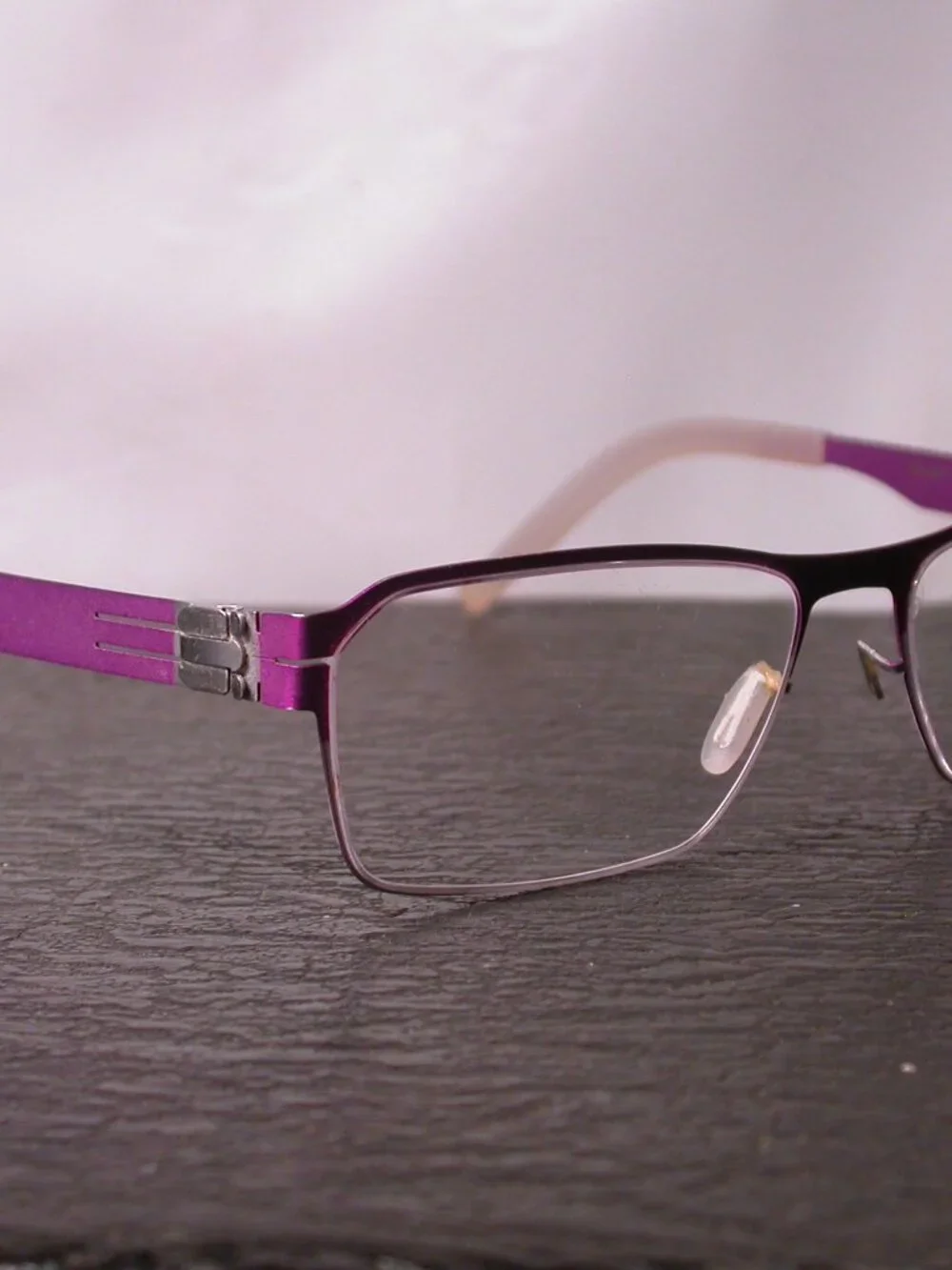 IC! Berlin Purple Pink Modern Light Weight Eyeglasses Made in Germany